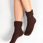 Ladies Wool Bed Socks Luxurious Super Soft Cosy Lounge Sleep Socks