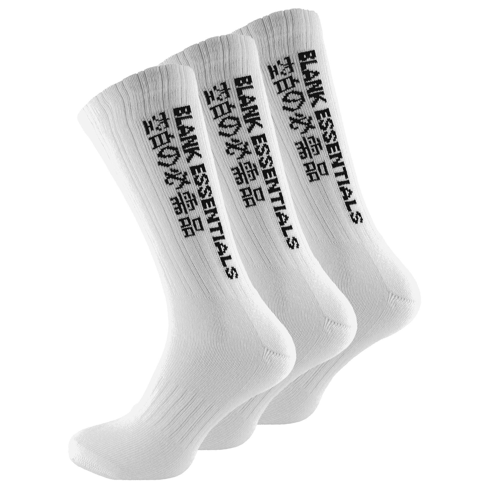 3 Pairs Mens Cotton Sport Crew Socks