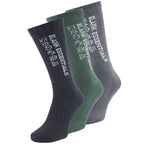 3 Pairs Mens Cotton Sport Crew Socks