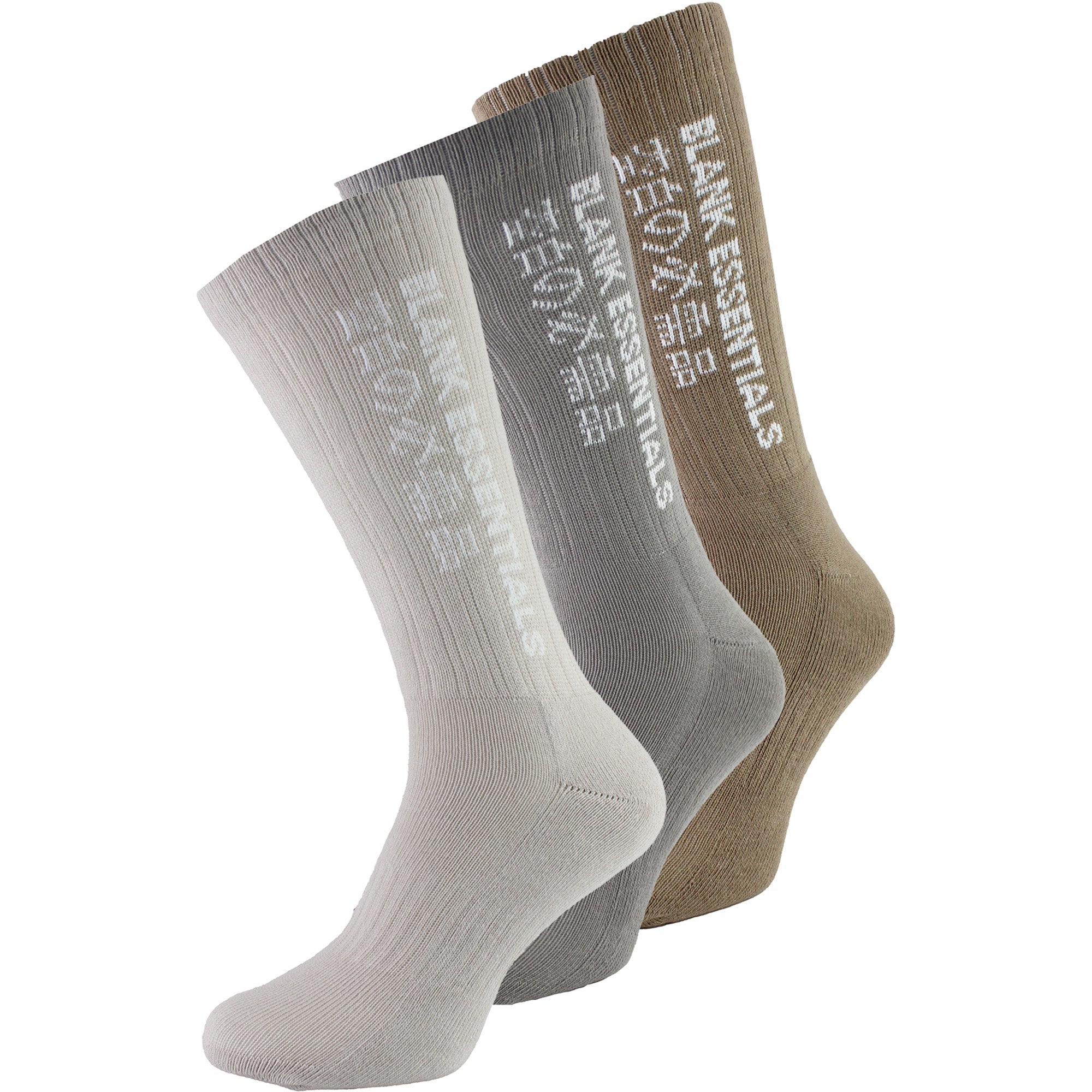 3 Pairs Mens Cotton Sport Crew Socks