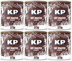 6 x Kp Dry Roasted Peanuts Tin - 375GM