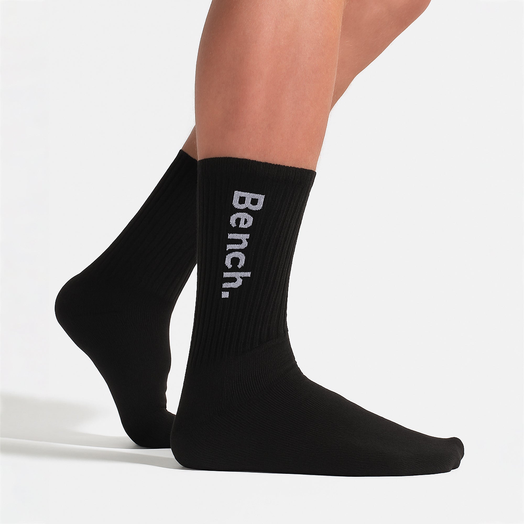 5 Pairs Mens Crew Cotton Socks - Sport Breathable Comfort Socks