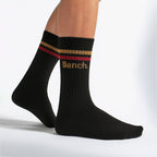 5 Pairs Mens Crew Cotton Socks - Breathable Sport Athletic Socks