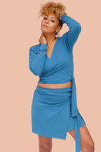 BORAGO Organic Cotton Wrap Skirt