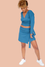 BORAGO Organic Cotton Wrap Top