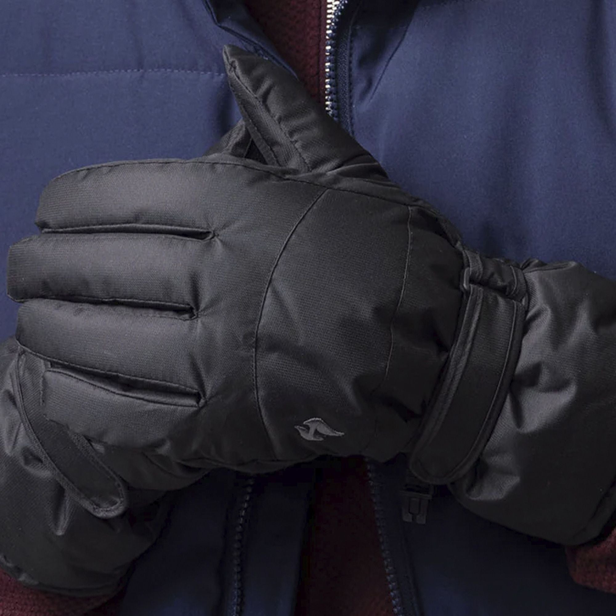 Mens Warm Padded Waterproof Insulated Thermal Ski Gloves