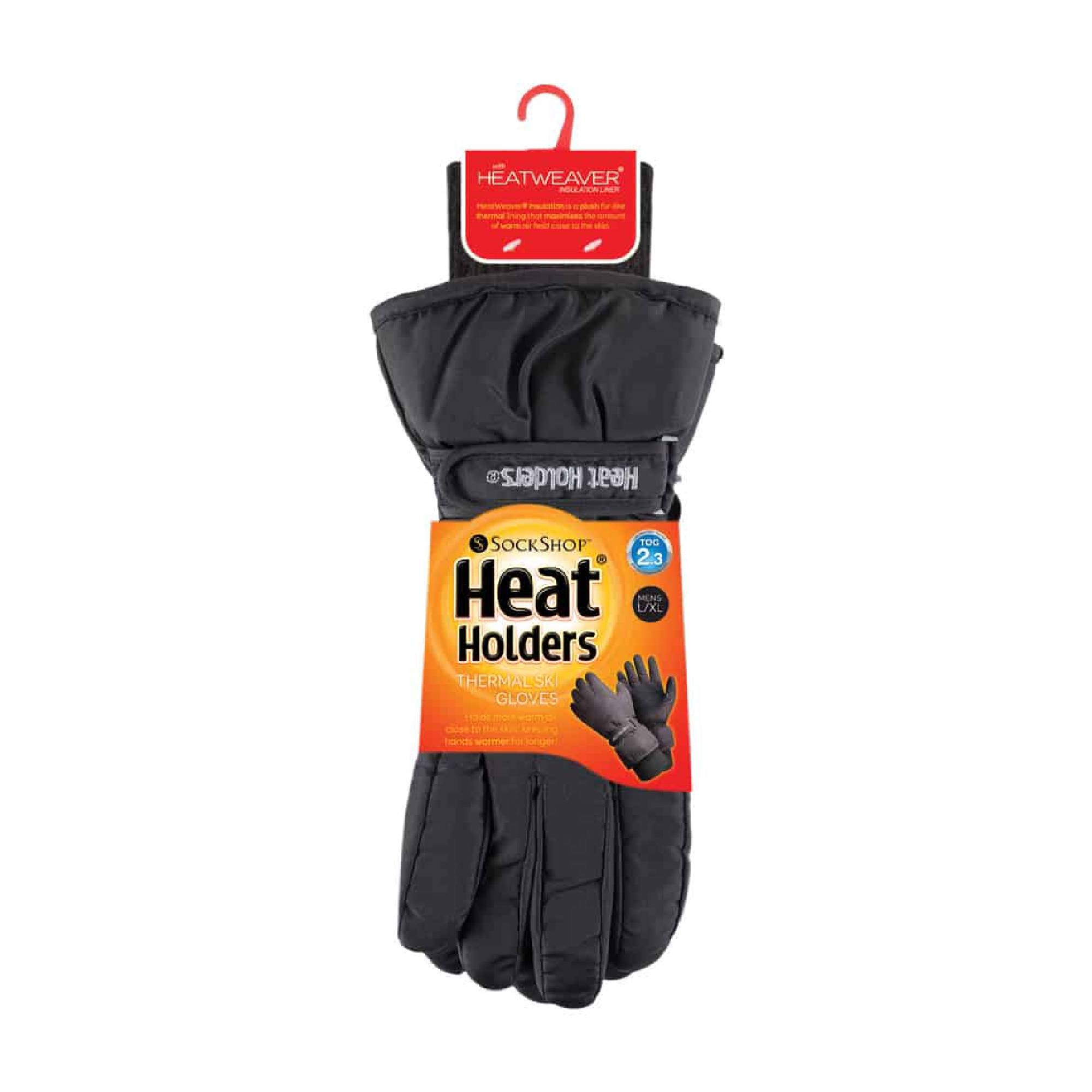 Mens Warm Padded Waterproof Insulated Thermal Ski Gloves