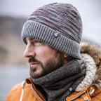 Mens Thermal Knitted Beanie Hat for Winter