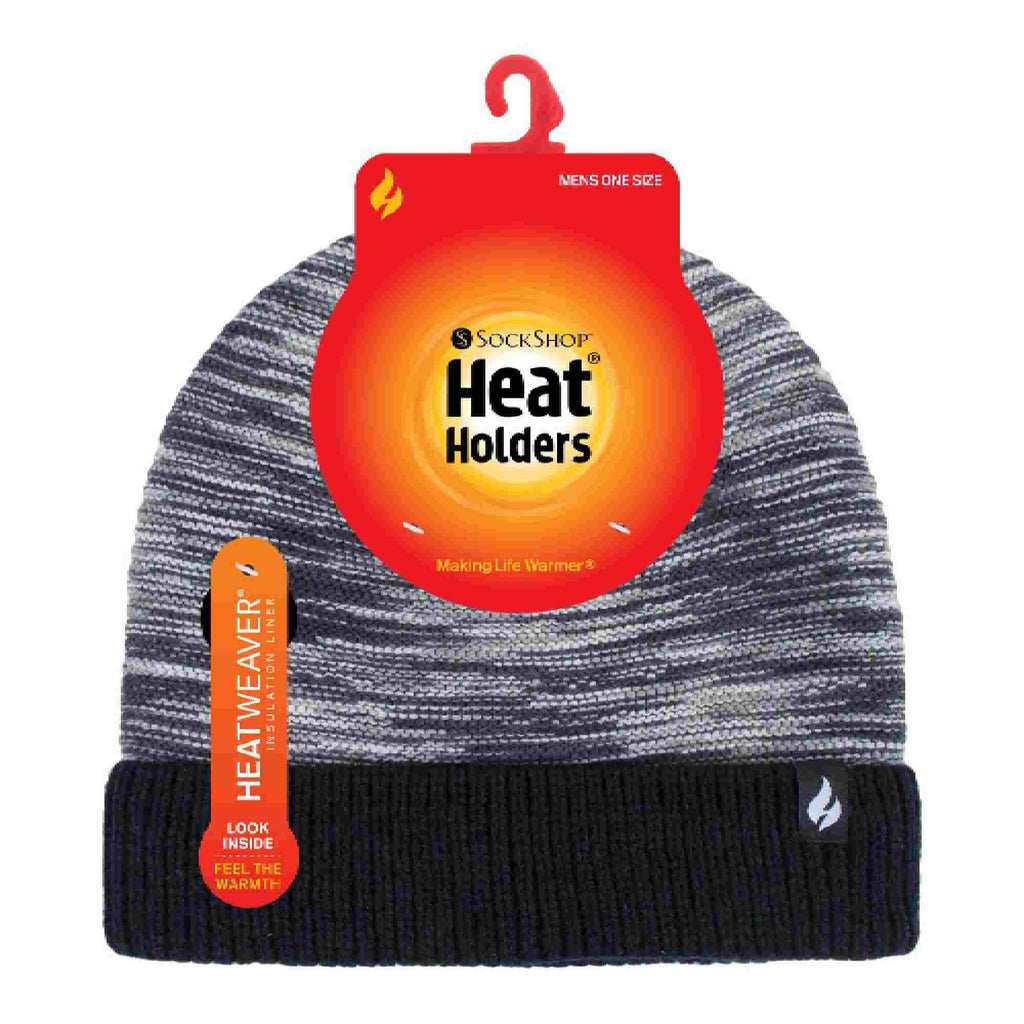 Mens Thermal Knitted Beanie Hat for Winter