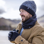 Mens Thermal Knitted Beanie Hat for Winter