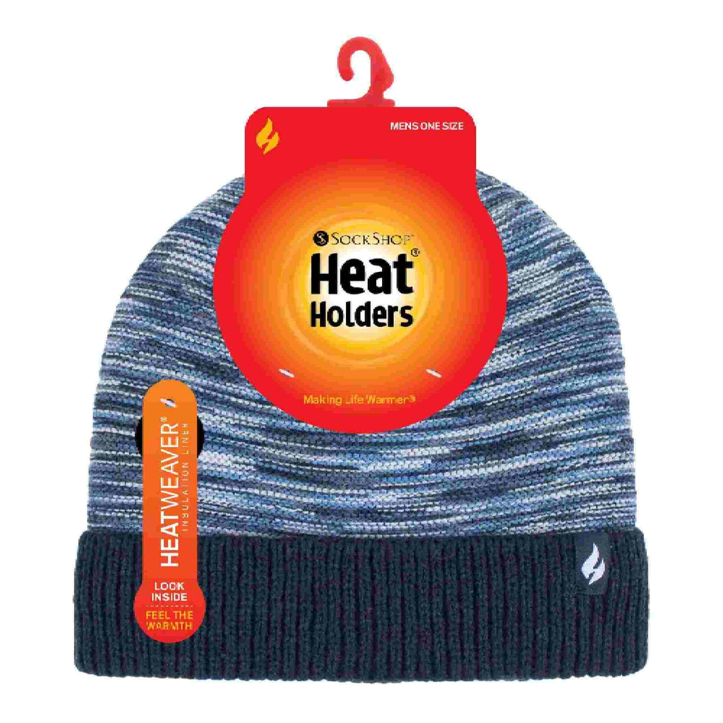 Mens Thermal Knitted Beanie Hat for Winter
