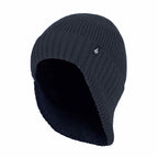 Mens Knitted Thermal Winter Warm Expedition Hat with Drop Neck