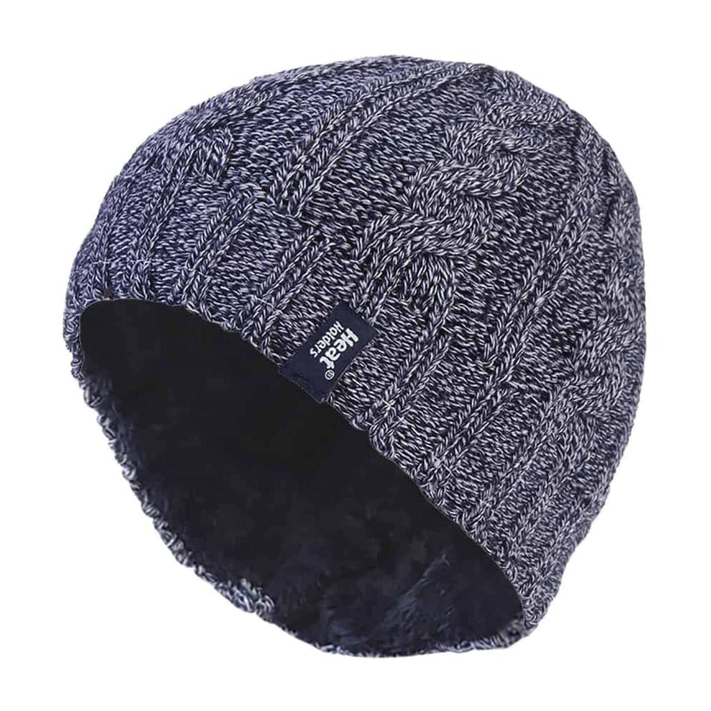 Ladies Cable Knit 3.4 Tog Fleece Lined Thermal Winter Hat