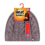 Ladies Cable Knit 3.4 Tog Fleece Lined Thermal Winter Hat