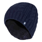 Ladies Cable Knit 3.4 Tog Fleece Lined Thermal Winter Hat