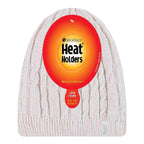 Ladies Cable Knit Fleece Lined Knitted Thermal Beanie Hat