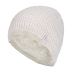 Ladies Crochet Knit Fleece Lined Warm Thermal Winter Beanie Hat