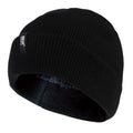 Mens 3.6 TOG Fleece Lined Thermal Turn Over Cuff Winter Beanie Hat