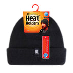 Mens 3.6 TOG Fleece Lined Thermal Turn Over Cuff Winter Beanie Hat