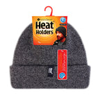 Mens 3.6 TOG Fleece Lined Thermal Turn Over Cuff Winter Beanie Hat