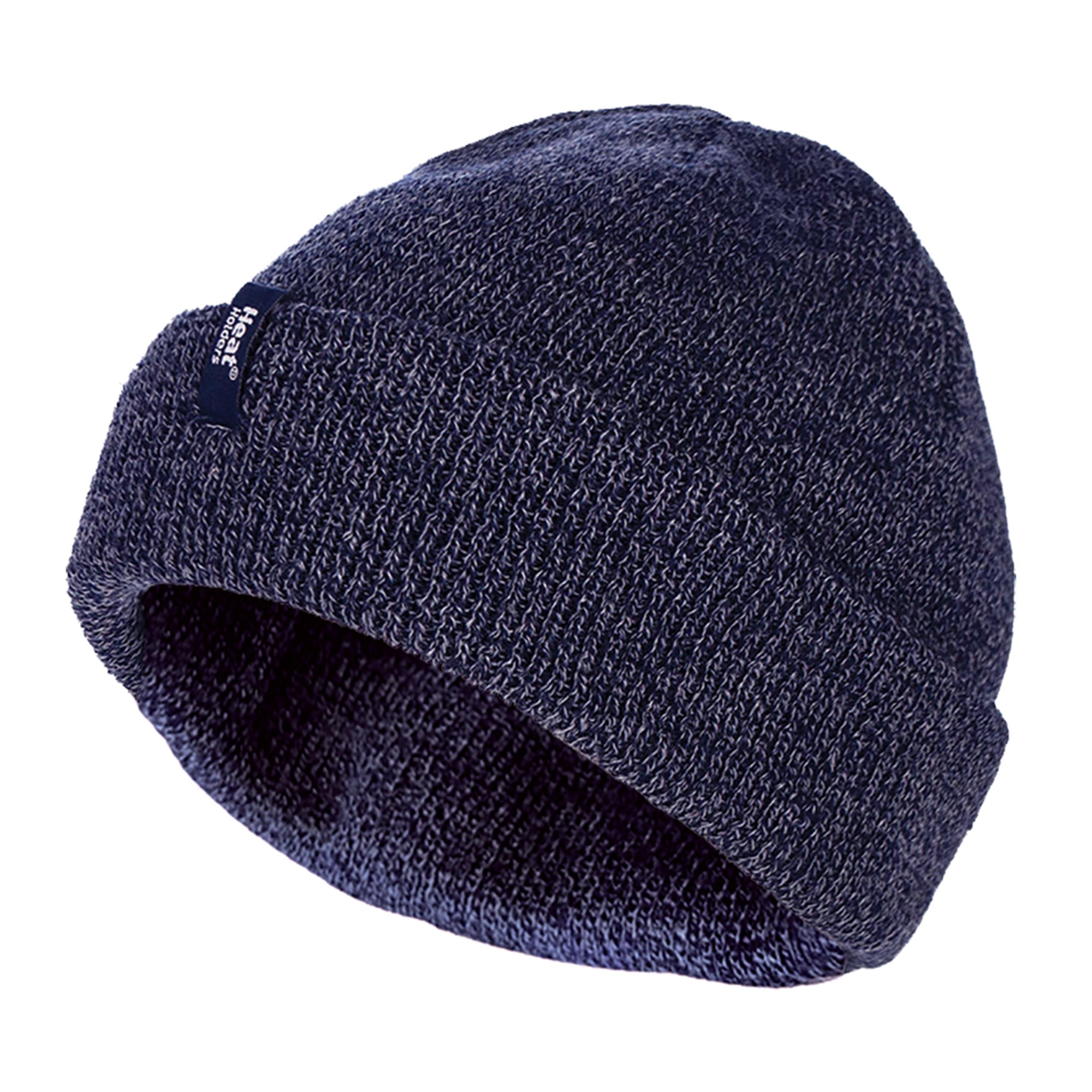 Mens 3.6 TOG Fleece Lined Thermal Turn Over Cuff Winter Beanie Hat