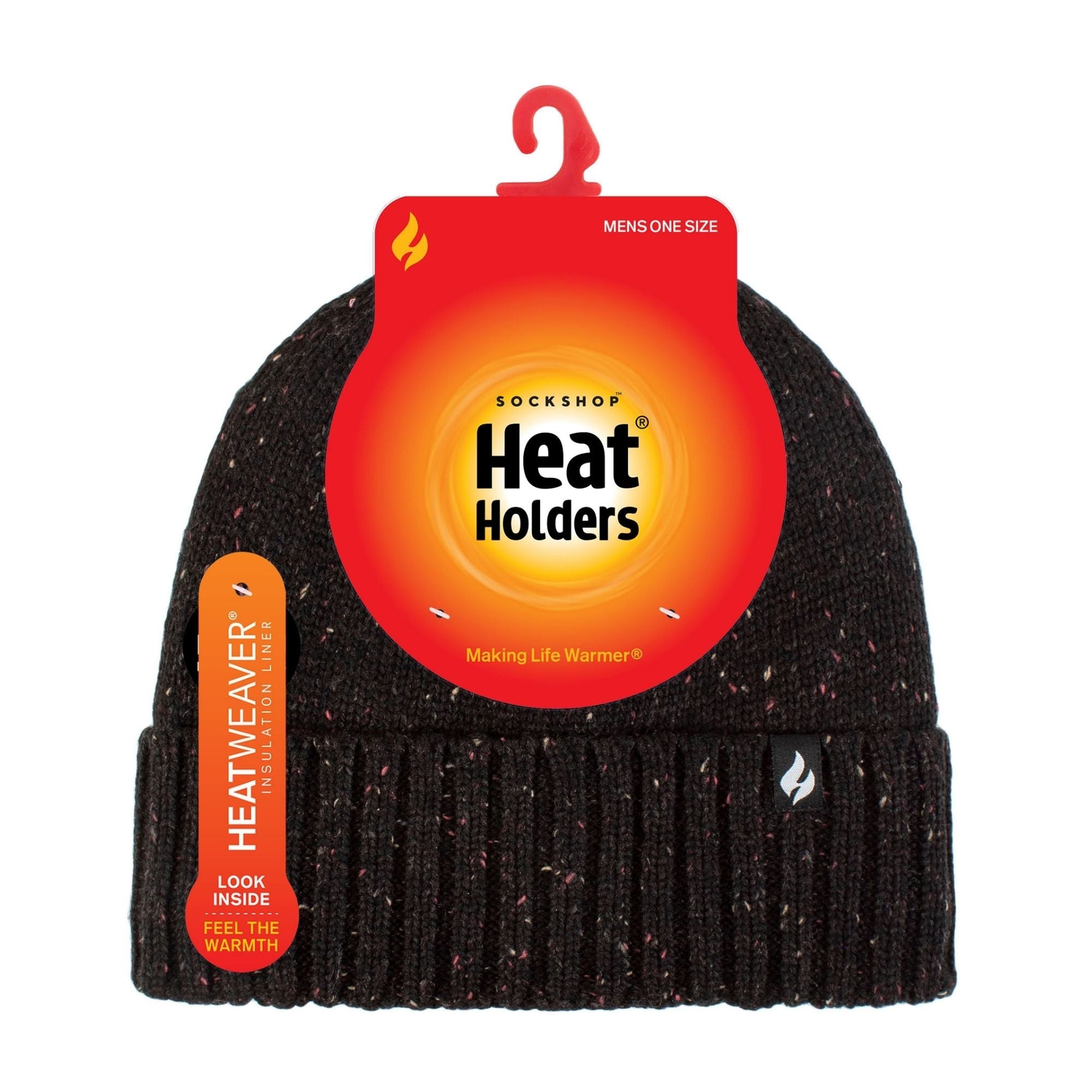 Warm Ribbed Cuff Beanie Hat for Men | Fleece Lined Chunky Winter Hat