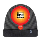 Mens Thin Striped Thermal Insulated Winter Beanie Hat