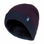 Mens Thin Striped Thermal Insulated Winter Beanie Hat