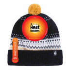 Ladies Knitted Beanie Bobble Hat with Small Pom Pom