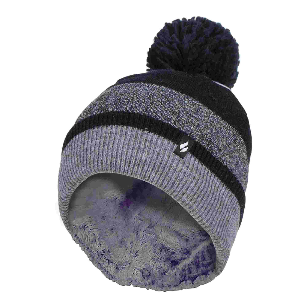 Heat Holders Ladies Fleece Lined Pom Pom Hat