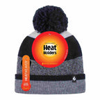 Heat Holders Ladies Fleece Lined Pom Pom Hat