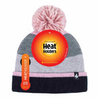 Heat Holders Ladies Fleece Lined Pom Pom Hat