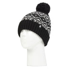 Cozy Patterned Bobble Hat for Women | Cable Knit Beanie with Fleece Lining
