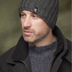 Mens Chunky Soft Winter Ribbed Hat - 2 Pack
