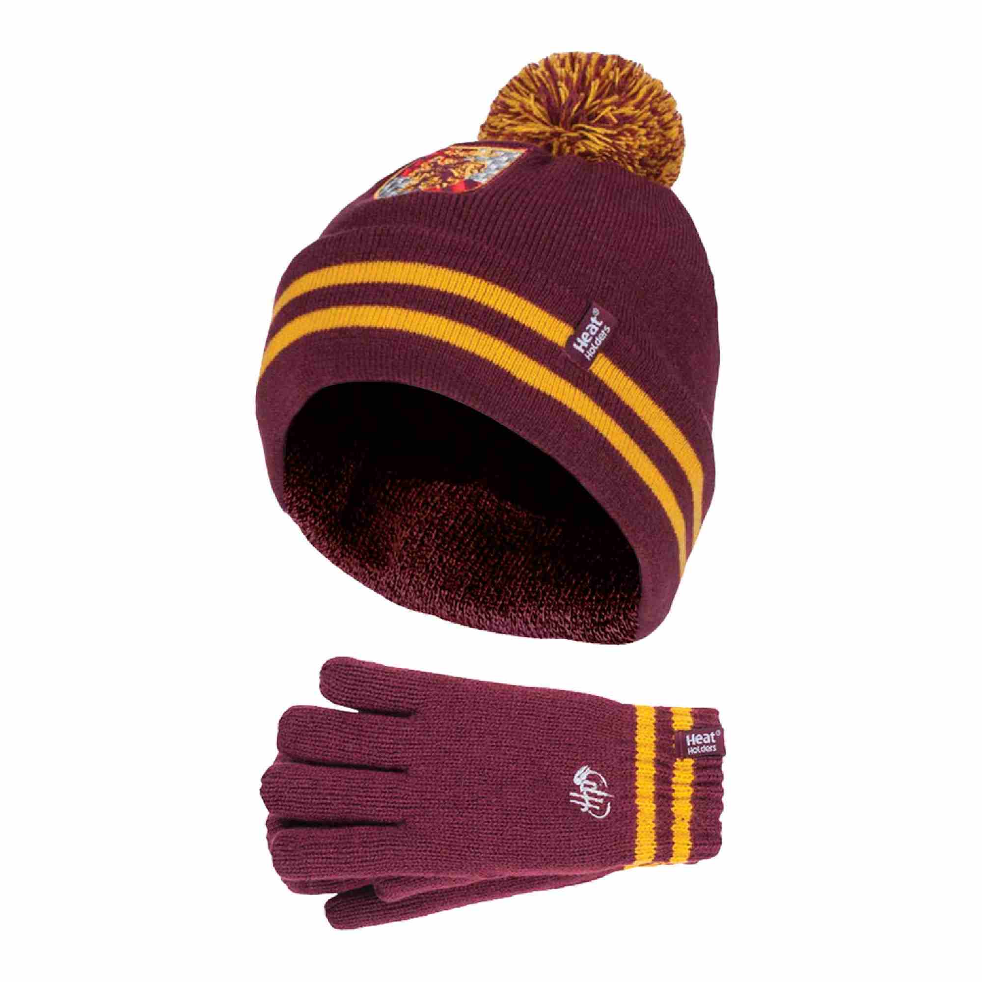 Kids Childrens Harry Potter Hat & Gloves Set for Winter