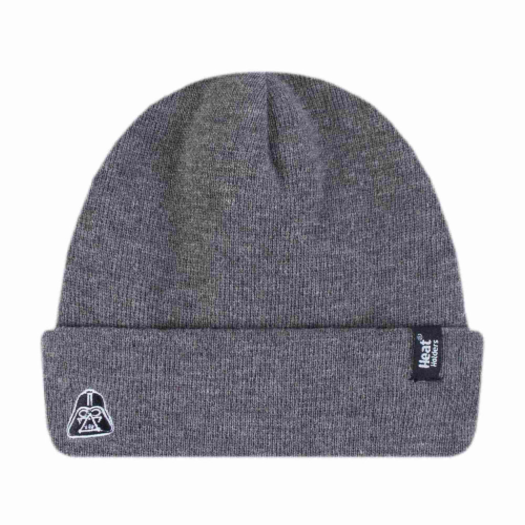 Mens Star Wars Black Thermal Beanie Hat for Winter