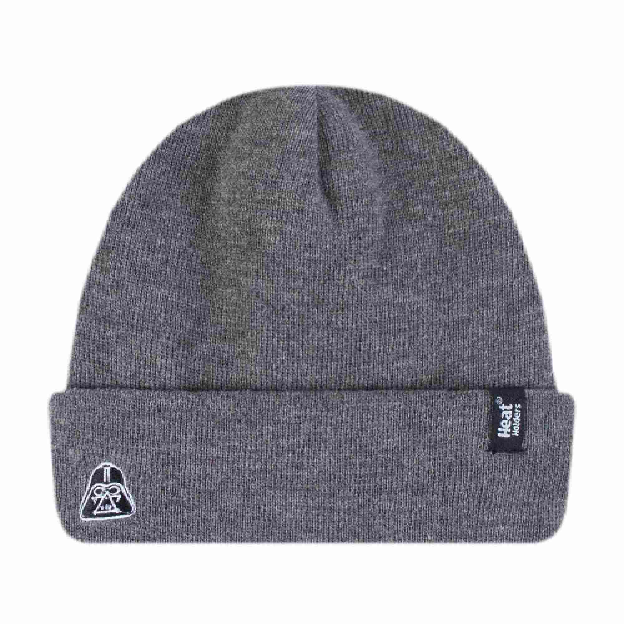 Mens Star Wars Black Thermal Beanie Hat for Winter