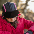Kids Boys Girls Waterproof Fleece Lined Winter Thermal Trapper Hat
