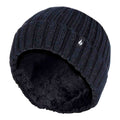Girls Thick Chunky Ribbed Thermal Beanie Hat for Winter