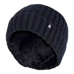 Girls Thick Chunky Ribbed Thermal Beanie Hat for Winter