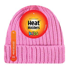 Girls Thick Chunky Ribbed Thermal Beanie Hat for Winter