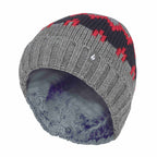 Boys Thick Ribbed Patterned Knitted Soft Beanie Hat