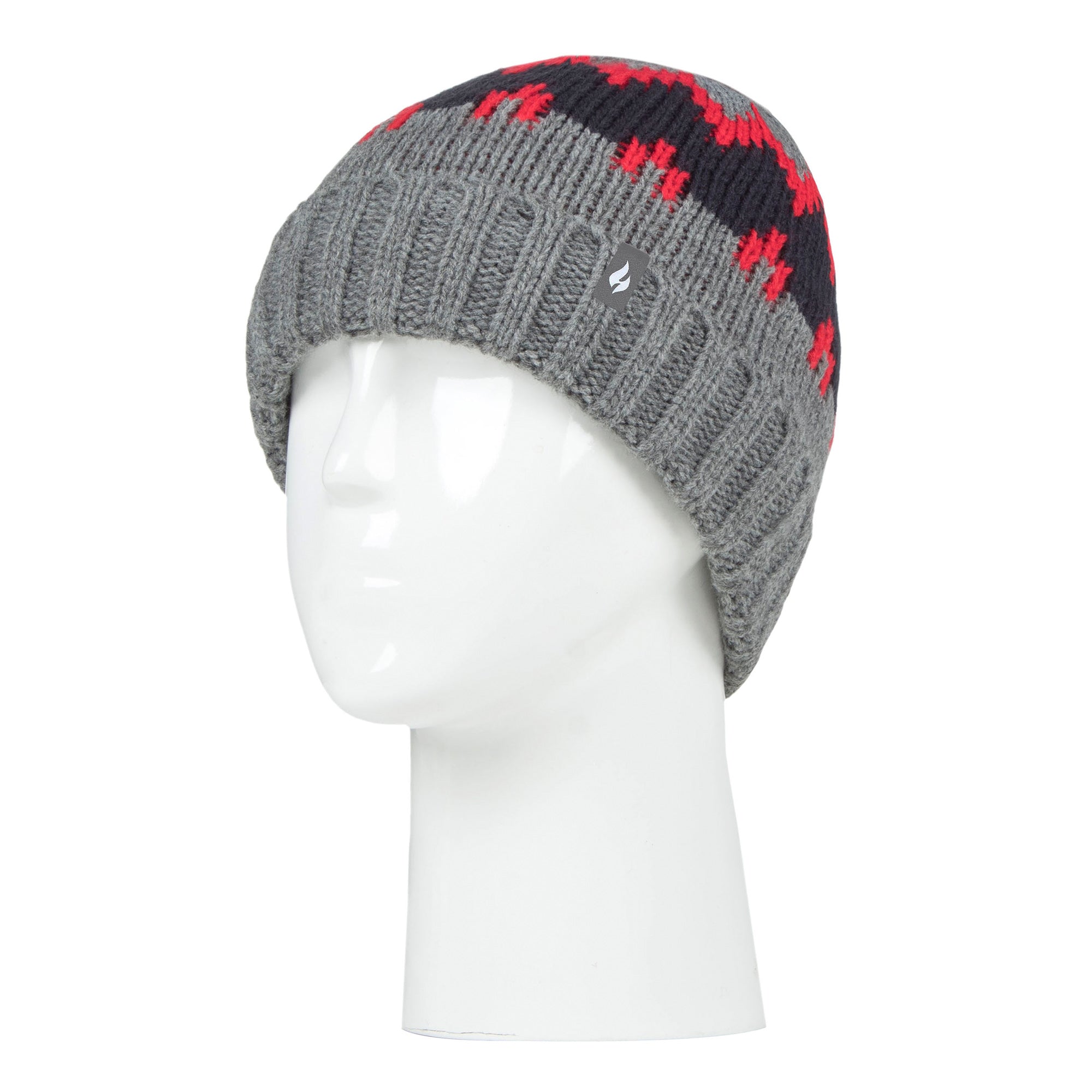 Boys Thick Ribbed Patterned Knitted Soft Beanie Hat