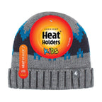 Boys Thick Ribbed Patterned Knitted Soft Beanie Hat