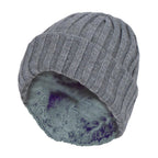 Boys Every Day Casual Wear Ribbed Turnover Winter Hat for Kids