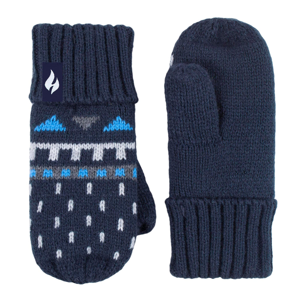 Heat Holders Boys Thermal Hat & Mittens Set