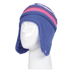 Kids Winter Warm Fleece Lined Thermal Beanie Hat & Mittens with Ear Flaps