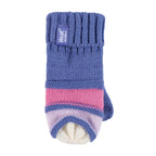 Kids Winter Warm Fleece Lined Thermal Beanie Hat & Mittens with Ear Flaps