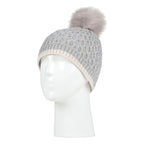 Girls Thermal Insulated Pom Pom Bobble Beanie Hat & Gloves
