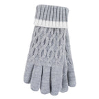 Girls Thermal Insulated Pom Pom Bobble Beanie Hat & Gloves